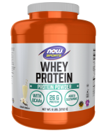 NOW Foods Whey Protein, Creamy Vanilla Powder - 6 lbs.