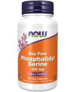 NOW Foods Phosphatidyl Serine, Soy-Free 150 mg - 60 Veg Capsules