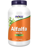 NOW Foods Alfalfa 650 mg - 500 Tablets