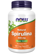 NOW Foods Spirulina 500 mg - 120 Veg Capsules