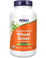 NOW Foods Wheat Grass Powder, Organic - 9 oz.