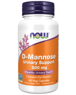 NOW Foods D-Mannose Urinary Support 500 mg - 60 Veg Capsules