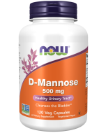 NOW Foods D-Mannose 500 mg - 120 Veg Capsules