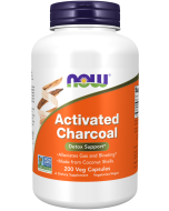 NOW Foods Activated Charcoal 200 Veg Capsules