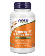 NOW Foods Probiotic-10™ & Bifido Boost™ - 90 Veg Capsules