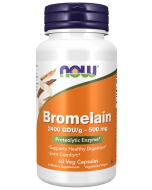 NOW Foods Bromelain 500 mg - 60 Veg Capsules