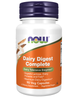 NOW Foods Dairy Digest Complete - 90 Veg Capsules