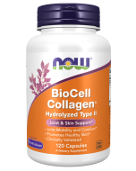 NOW Foods BioCell Collagen® Hydrolyzed Type II - 120 Capsules