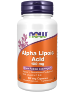 NOW Foods Alpha Lipoic Acid 100 mg - 60 Veg Capsules