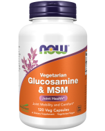 NOW Foods Glucosamine & MSM (Vegetarian) - 120 Veg Capsules