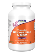 NOW Foods Glucosamine & MSM (Vegetarian) - 240 Veg Capsules