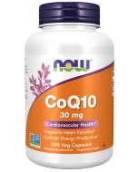 NOW Foods CoQ10 30 mg - 240 Veg Capsules