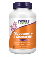 NOW Foods Glucosamine & Chondroitin with Trace Minerals - 120 Veg Capsules