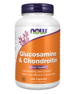 NOW Foods Glucosamine & Chondroitin with Trace Minerals - 240 Veg Capsules