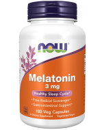 NOW Foods Melatonin 3 mg - 180 Veg Capsules