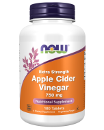 NOW Foods Apple Cider Vinegar, Extra Strength 750 mg - 180 Tablets