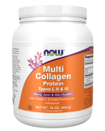 NOW Foods Multi Collagen Protein Types I, II & III Powder - 16 oz.