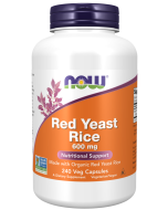 NOW Foods Red Yeast Rice 600 mg - 240 Veg Capsules