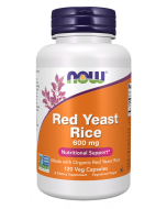 NOW Foods Red Yeast Rice 600 mg - 120 Veg Capsules