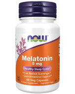 NOW Foods Melatonin 5 mg - 60 Veg Capsules