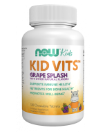 NOW Foods Kid Vits™ Grape Splash - 120 Chewable Tablets