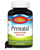 Carlson Prenatal Multi with DHA, 120 Softgels