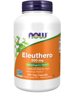 NOW Foods Eleuthero 500 mg - 250 Veg Capsules