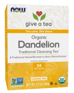 NOW Foods Dandelion Tea, Organic - 24 Tea Bags