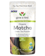 NOW Foods Matcha Green Tea Powder, Organic - 3 oz.