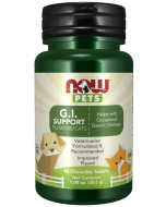 NOW Foods G.I. Support - 90 Chewable Tablets for Dogs & Cats