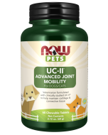 NOW Foods UC-II® Advanced Joint Mobility for Dogs & Cats - 60 Chewable Tablets