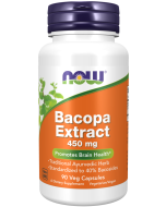 NOW Foods Bacopa Extract 450 mg - 90 Veg Capsules