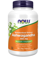 NOW Foods Ashwagandha 450 mg - 180 Veg Capsules