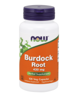 NOW Foods Burdock Root 430 mg - 100 Veg Capsules