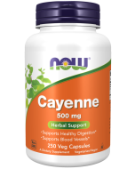 NOW Foods Cayenne 500 mg - 250 Veg Capsules