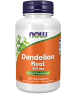 NOW Foods Dandelion Root 500 mg - 100 Veg Capsules