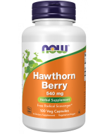 NOW Foods Hawthorn Berry 540 mg - 100 Veg Capsules