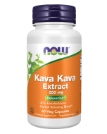 NOW Foods Kava Kava Extract 250 mg - 60 Veg Capsules