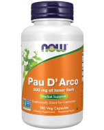 NOW Foods Pau D' Arco 500 mg - 100 Veg Capsules