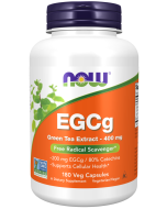 NOW Foods EGCg Green Tea Extract 400 mg - 180 Veg Capsules