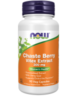 NOW Foods Chaste Berry Vitex Extract 300 mg - 90 Veg Capsules