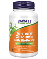 NOW Foods Turmeric Curcumin with BioPerine® - 90 Veg Capsules