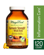 MegaFood Tumeric Strength for Whole Body, 120 Tablets