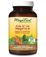 MegaFood Kids N' Us Megaflora, 60 Capsules