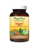 MegaFood Vitamin D3 2000 IU, 60 Tablets