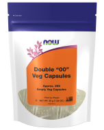 NOW Foods Empty Capsules, Vegetarian, Double "00" - 250 Veg Capsules