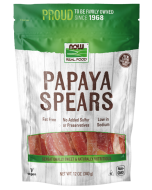 NOW Foods Papaya Spears- 12 oz