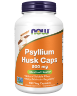 NOW Foods Psyllium Husk Caps 500 mg - 500 Veg Capsules