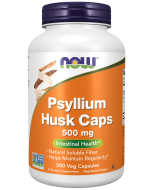 NOW Foods Psyllium Husk Caps 500 mg - 500 Veg Capsules