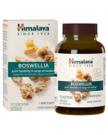 Himalaya Boswellia for Joint Flexibility and Range of Motion, in an amber bottle with neutral label.